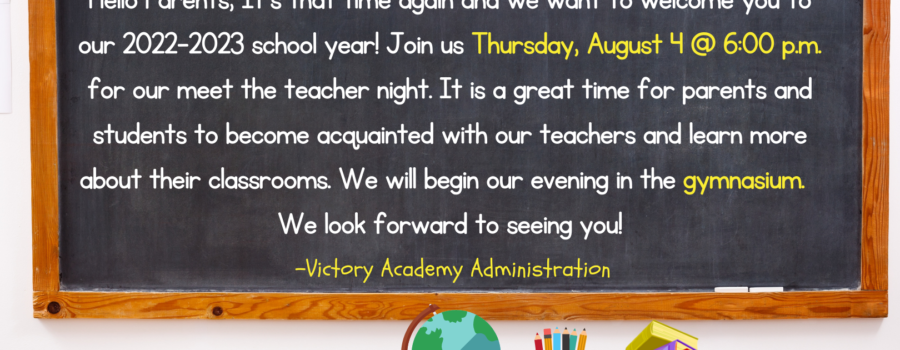 Meet the Teacher Night!